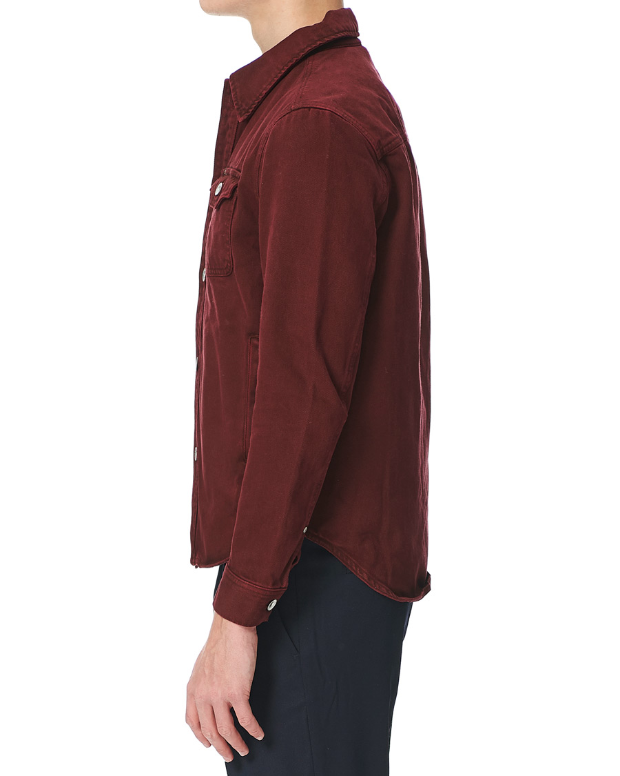Herren | Jacken | Tiger of Sweden Jeans | Get Organic Cotton Denim Jacket Wine Red