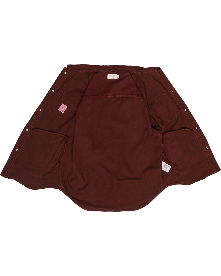 Herren | Jacken | Tiger of Sweden Jeans | Get Organic Cotton Denim Jacket Wine Red