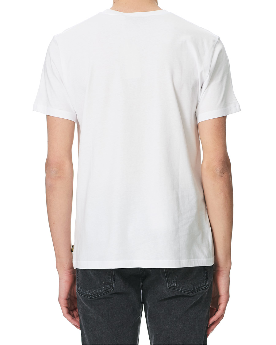 Herren | T-Shirts | Tiger of Sweden Jeans | Fleek Logo Crew Neck Tee White