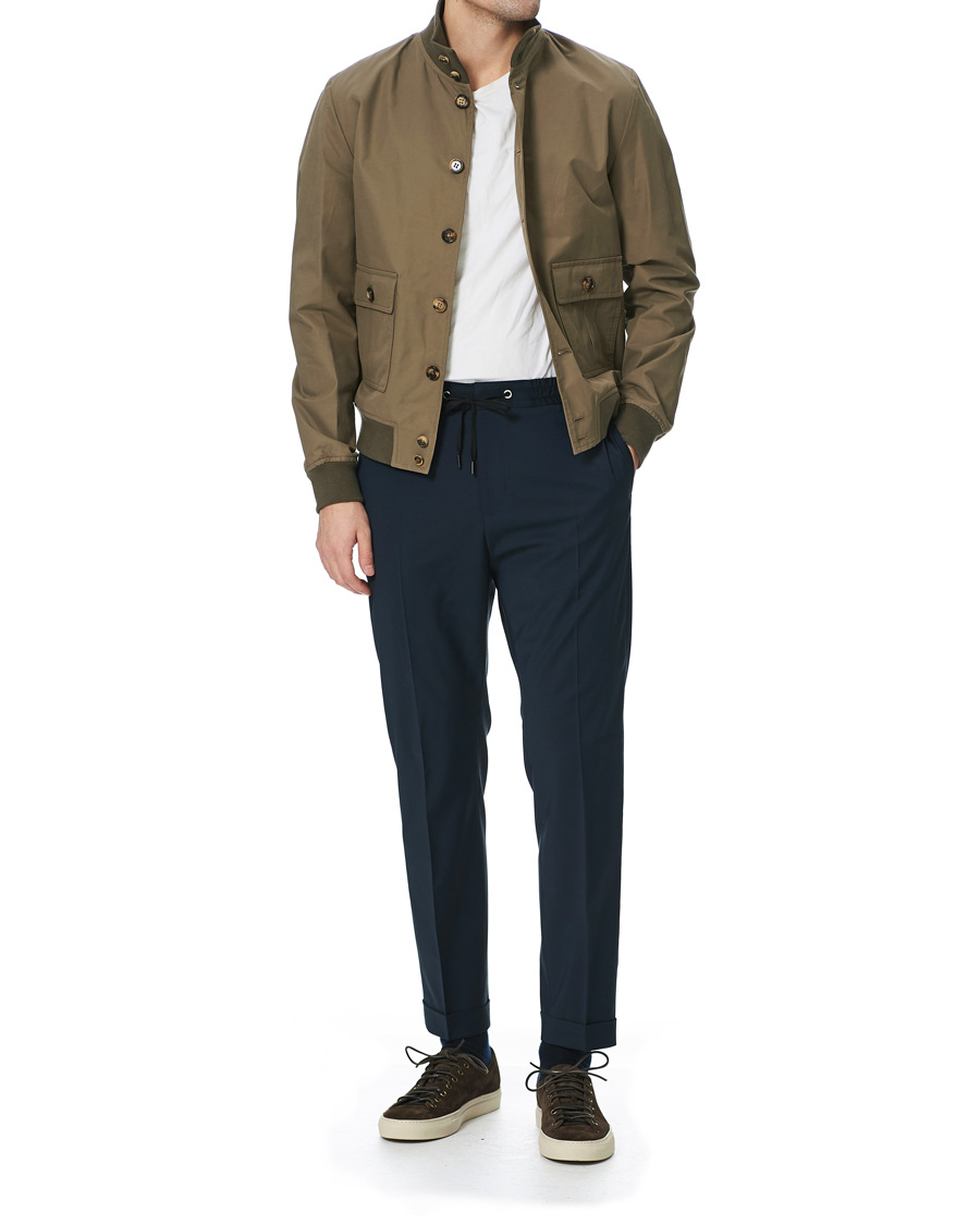 Herren | Hosen | Tiger of Sweden | Travin Drawstring Trousers Scarab
