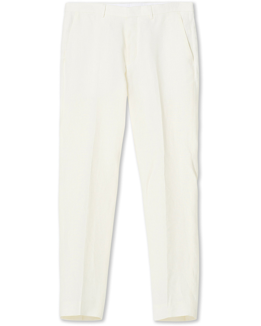 Herren | Hosen | Tiger of Sweden | Thodd Linen Suit Trousers Cream