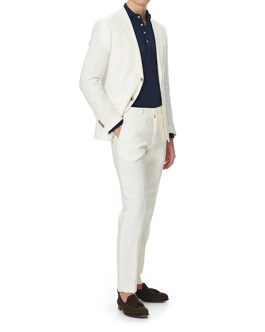 Herren | Hosen | Tiger of Sweden | Thodd Linen Suit Trousers Cream