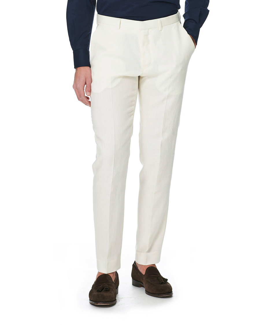 Herren | Hosen | Tiger of Sweden | Thodd Linen Suit Trousers Cream