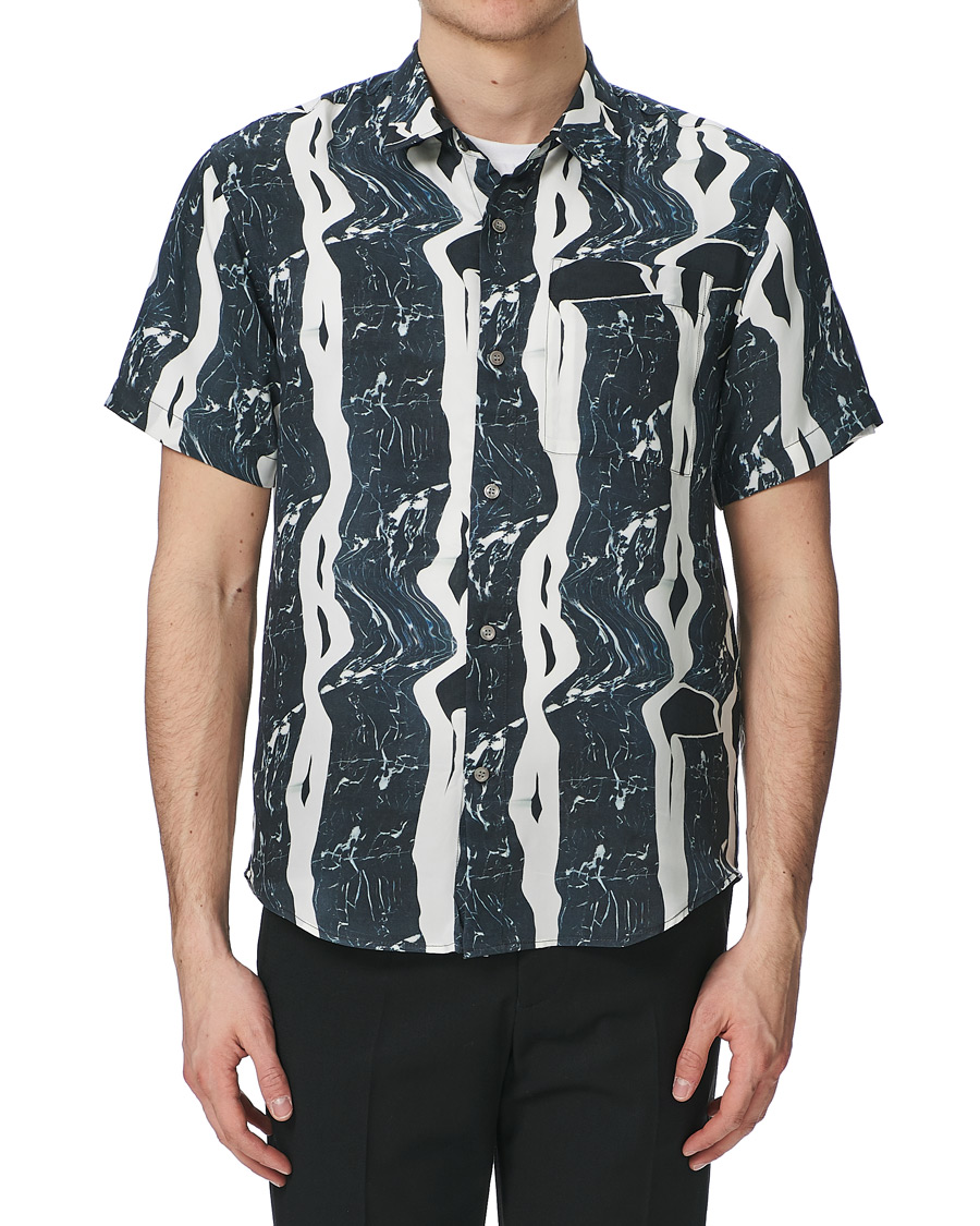 Herren | Hemden | Tiger of Sweden | Didon Marble Print Short Sleeve Shirt Artwork