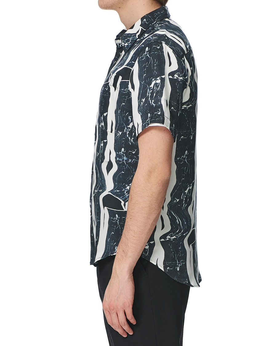 Herren | Hemden | Tiger of Sweden | Didon Marble Print Short Sleeve Shirt Artwork