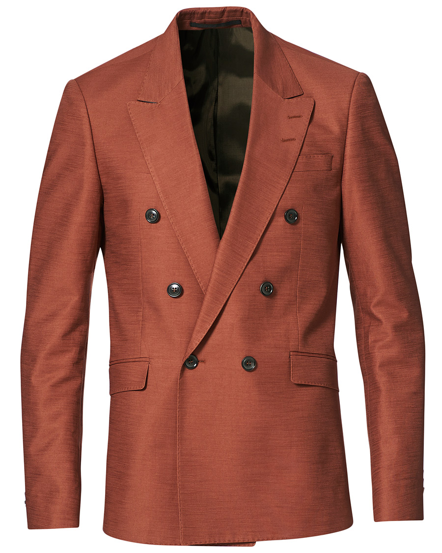 Herren | Sakkos | Tiger of Sweden | Heldin Double Breasted Blazer Melo Mulberry