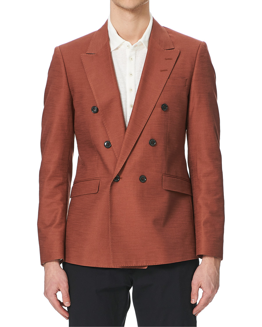 Herren | Sakkos | Tiger of Sweden | Heldin Double Breasted Blazer Melo Mulberry