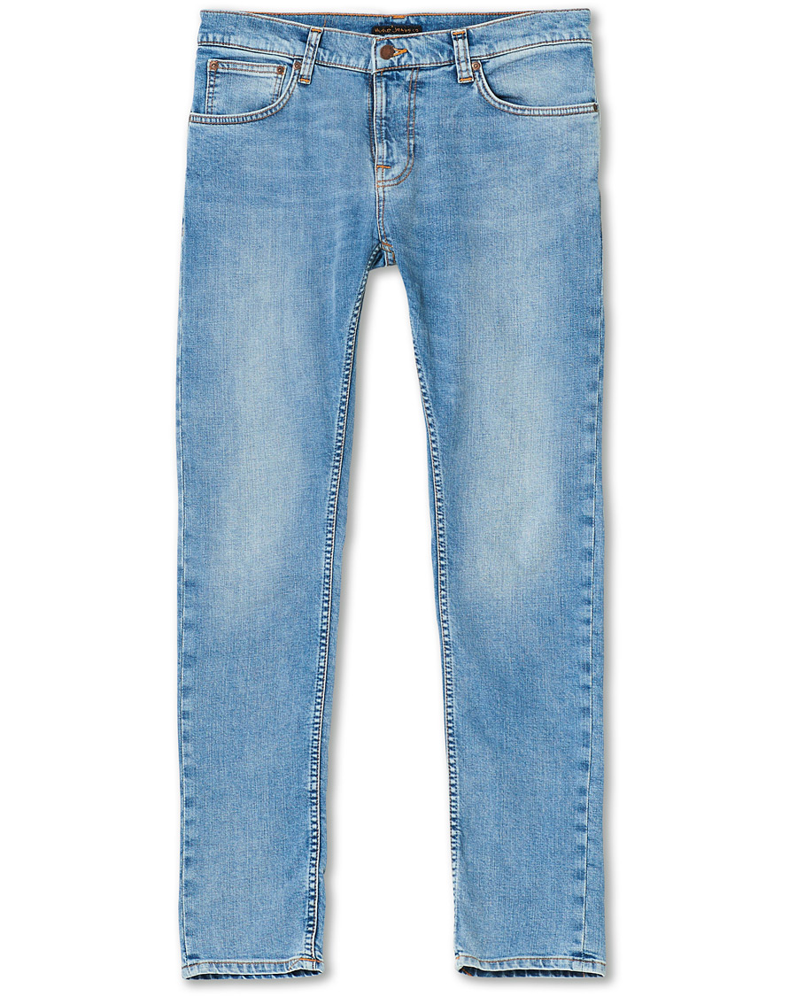 Herren | Jeans | Nudie Jeans | Tight Terry Jeans Blue Horizon
