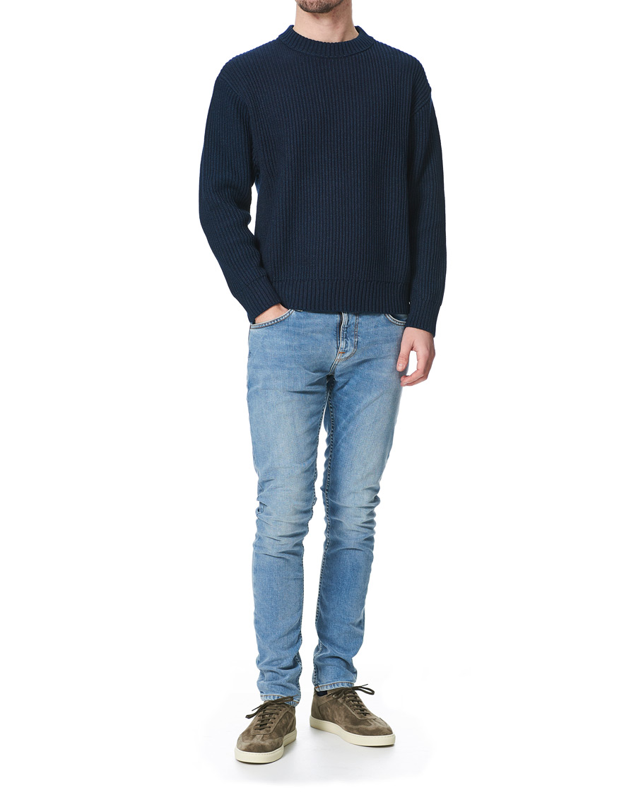 Herren | Jeans | Nudie Jeans | Tight Terry Jeans Blue Horizon
