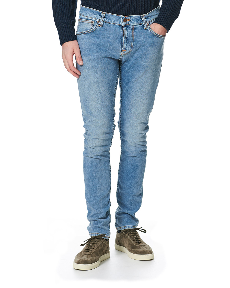 Herren | Jeans | Nudie Jeans | Tight Terry Jeans Blue Horizon