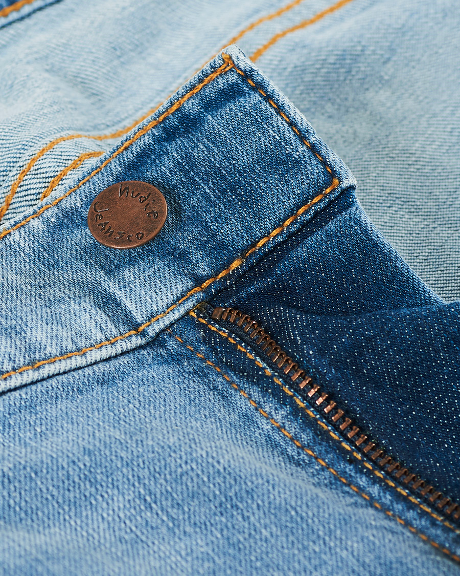 Herren | Jeans | Nudie Jeans | Tight Terry Jeans Blue Horizon