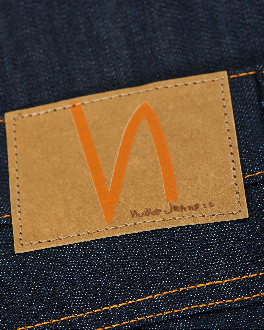 Herren | Jeans | Nudie Jeans | Lean Dean Jeans Dry Ecru Embo