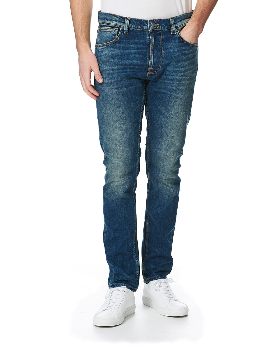 Herren | Jeans | Nudie Jeans | Lean Dean Jeans Blue Moon