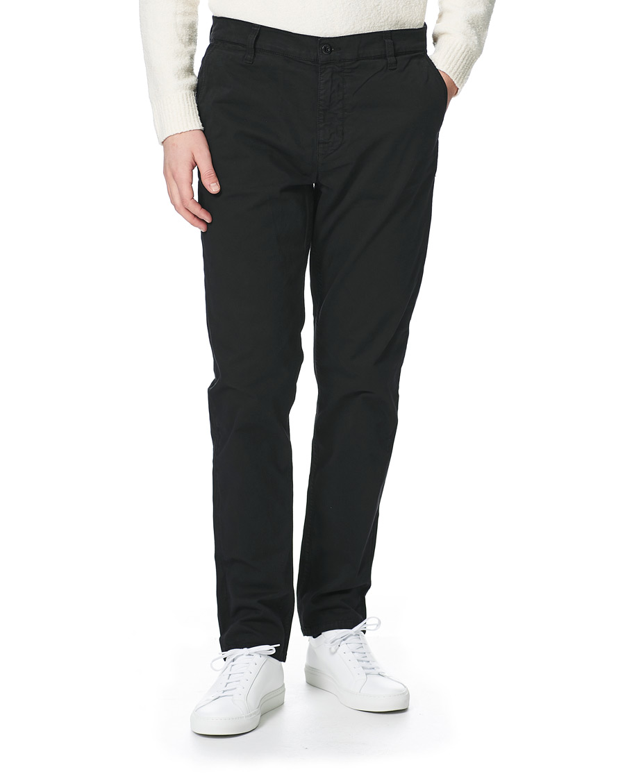 Herren | Hosen | Nudie Jeans | Easy Alvin Chinos Black