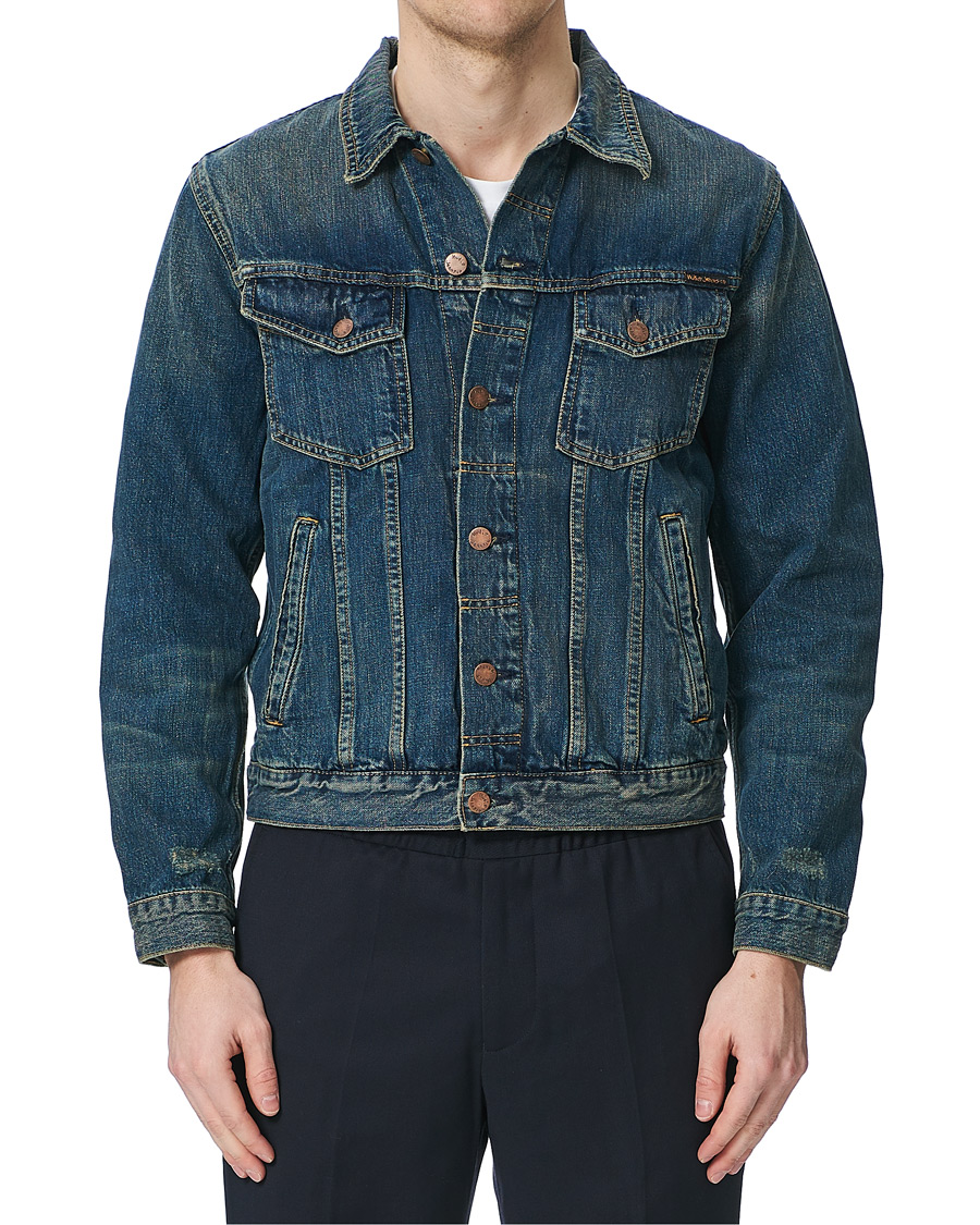 Herren | Jacken | Nudie Jeans | Bobby Real Deal Denim Jacket Blue