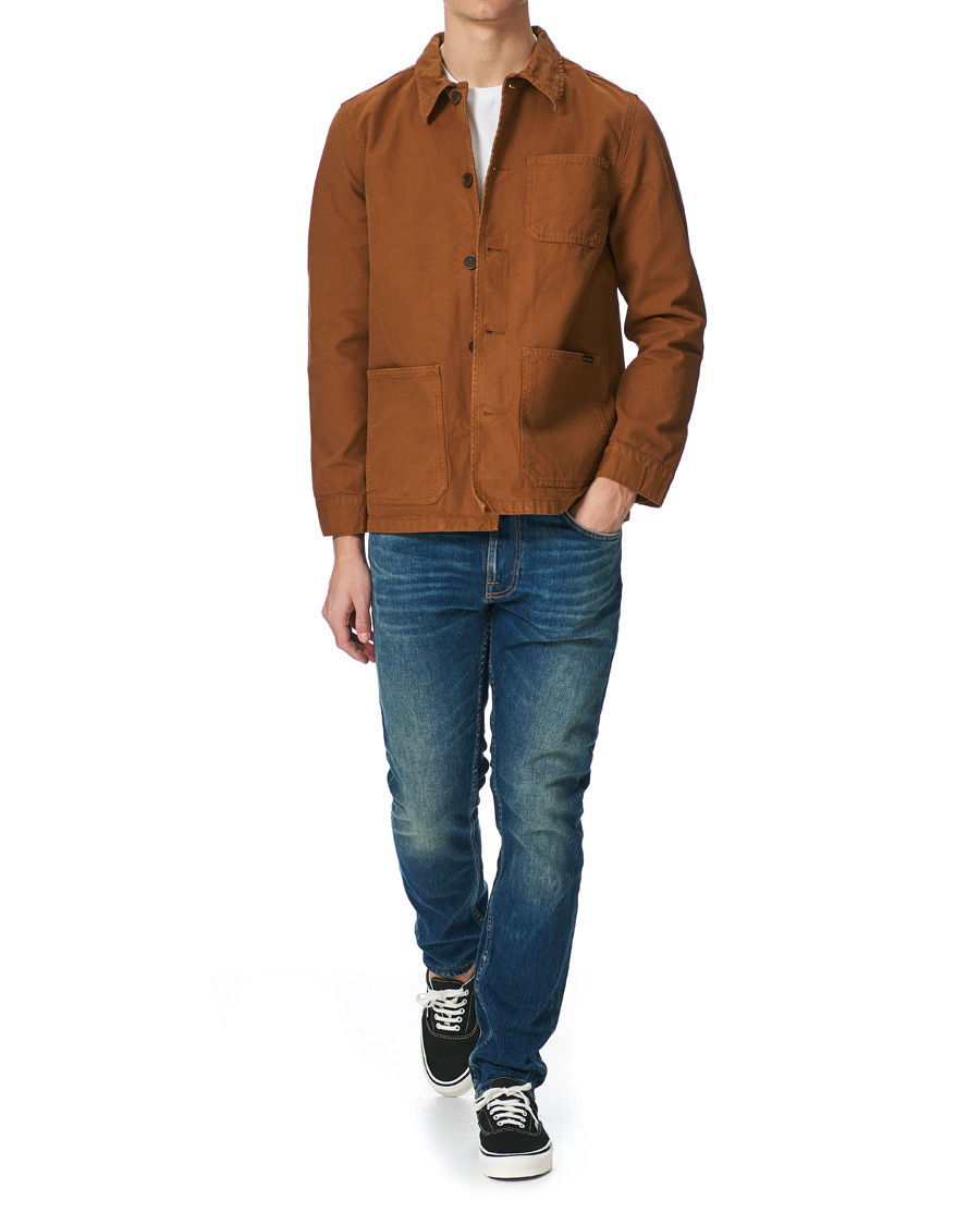 Herren | Nudie Jeans Barney Canvas Overshirt Cinnamon | Nudie Jeans | Barney Canvas Overshirt Cinnamon