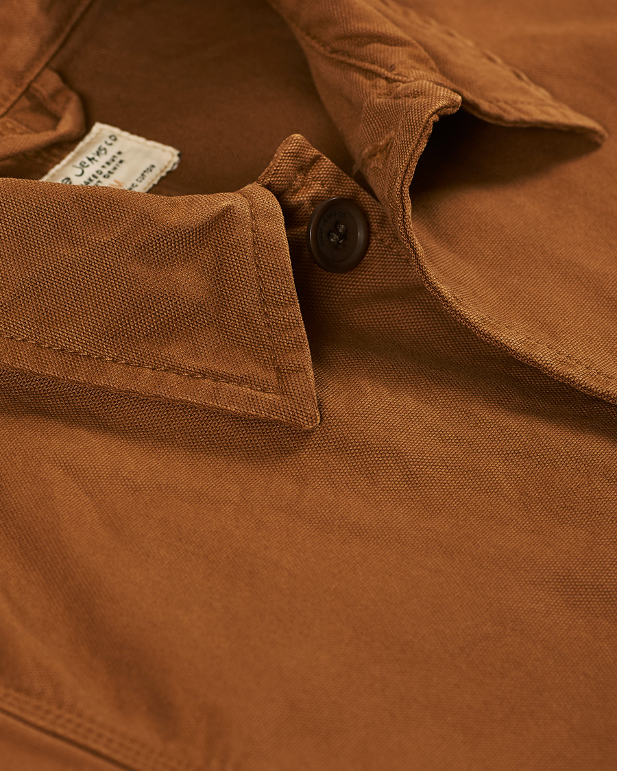 Herren | Nudie Jeans Barney Canvas Overshirt Cinnamon | Nudie Jeans | Barney Canvas Overshirt Cinnamon