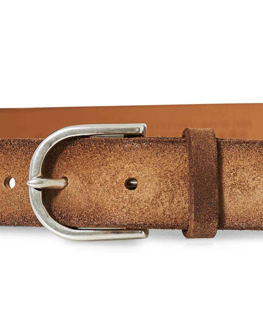 Herren | Orciani Handmade Suede Belt 3 cm Sabbia | Orciani | Handmade Suede Belt 3 cm Sabbia
