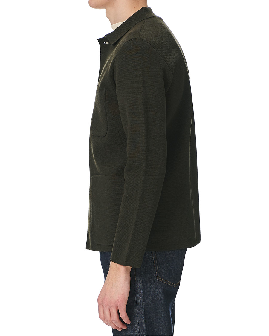 Herren | Pullover | Andersen-Andersen | Work Jacket Hunting Green