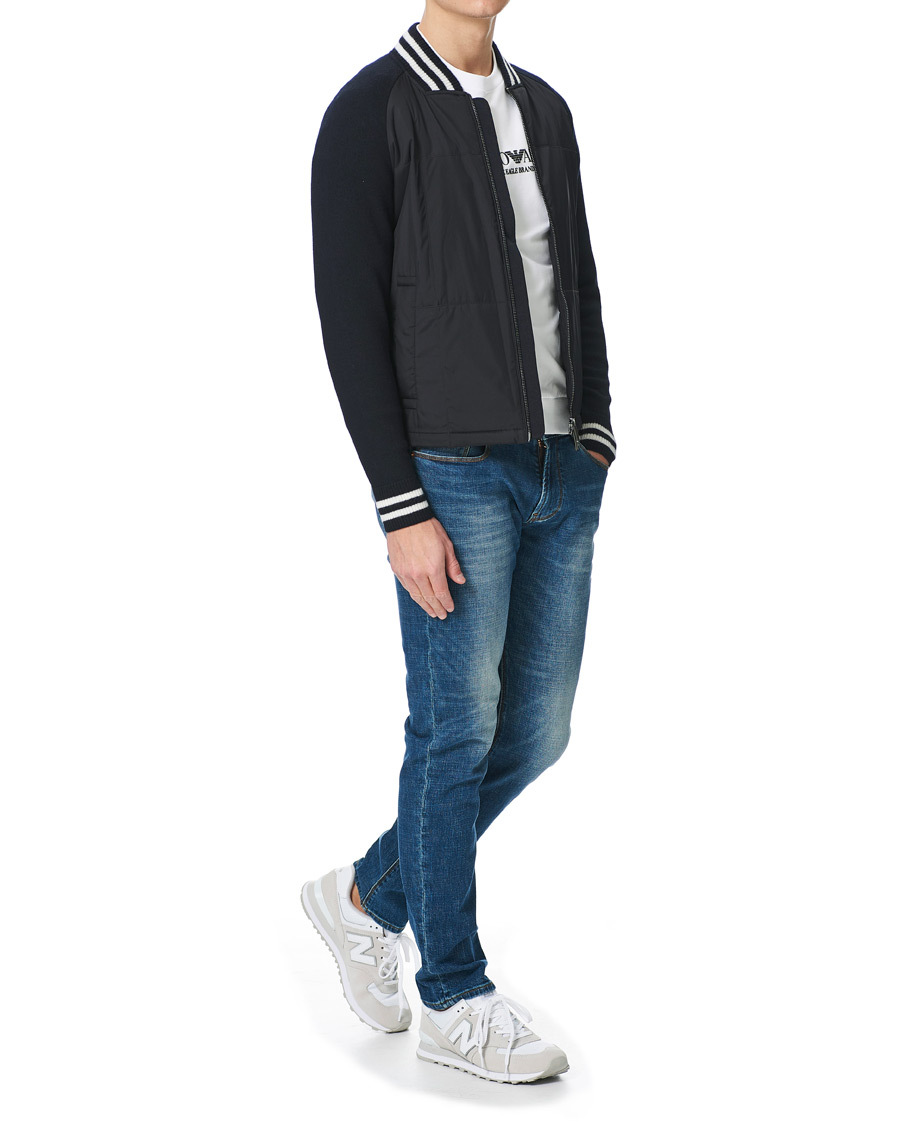 Herren | Jacken | Emporio Armani | Blouson Hybrid Jacket Blue Navy