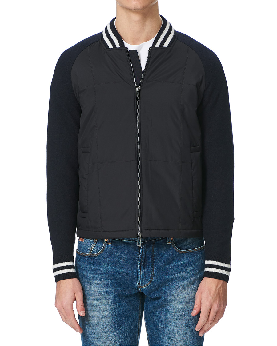 Herren | Jacken | Emporio Armani | Blouson Hybrid Jacket Blue Navy
