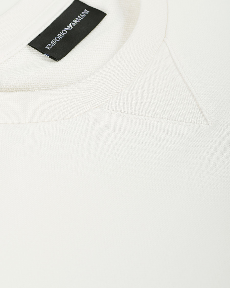 Herren | Pullover | Emporio Armani | Logo Crew Neck Sweatshirt White