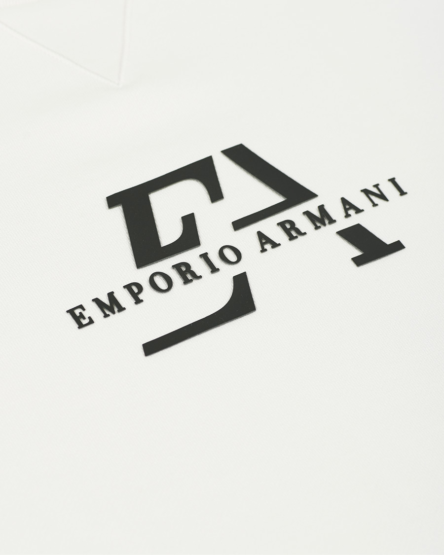 Herren | Pullover | Emporio Armani | Logo Crew Neck Sweatshirt White