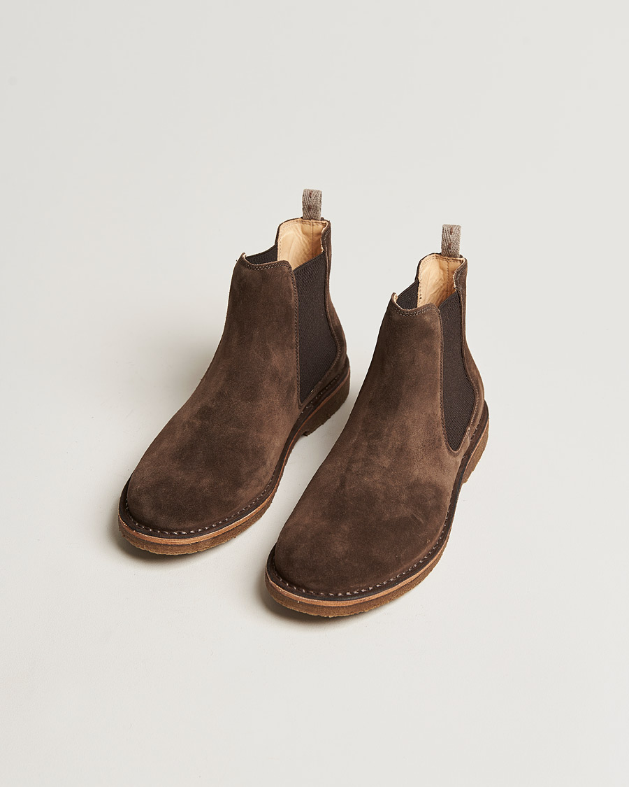 Herren | Schuhe | Astorflex | Bitflex Chelsea Boot Dark Brown Suede