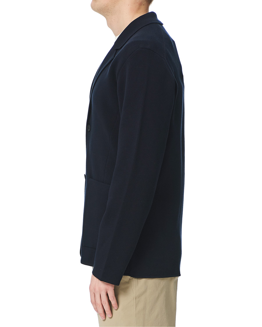 Herren | Sakkos | Z Zegna | Knitted Cardigan Blazer Navy