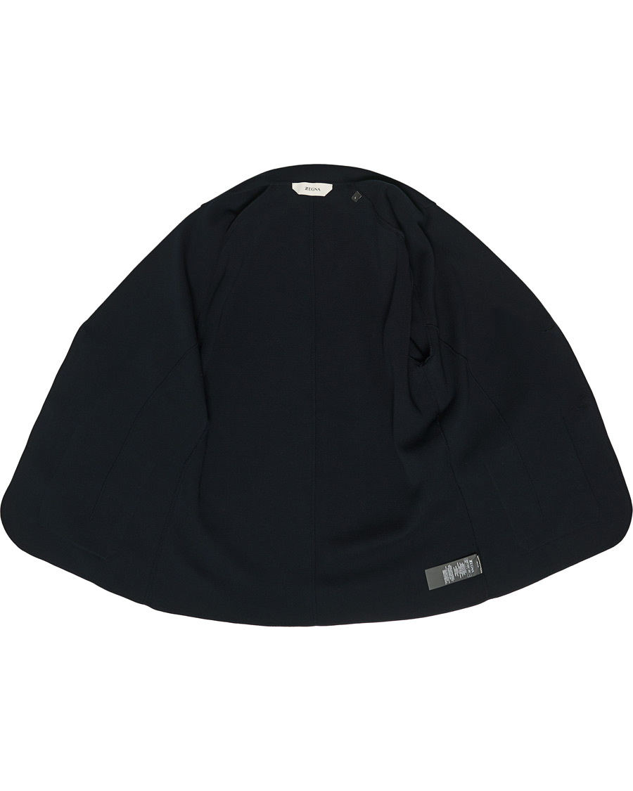 Herren | Sakkos | Z Zegna | Knitted Cardigan Blazer Navy