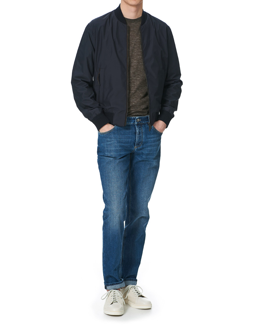 Herren | Jacken | Ermenegildo Zegna | Stratos Waterrepellent Bomber Jacket Navy