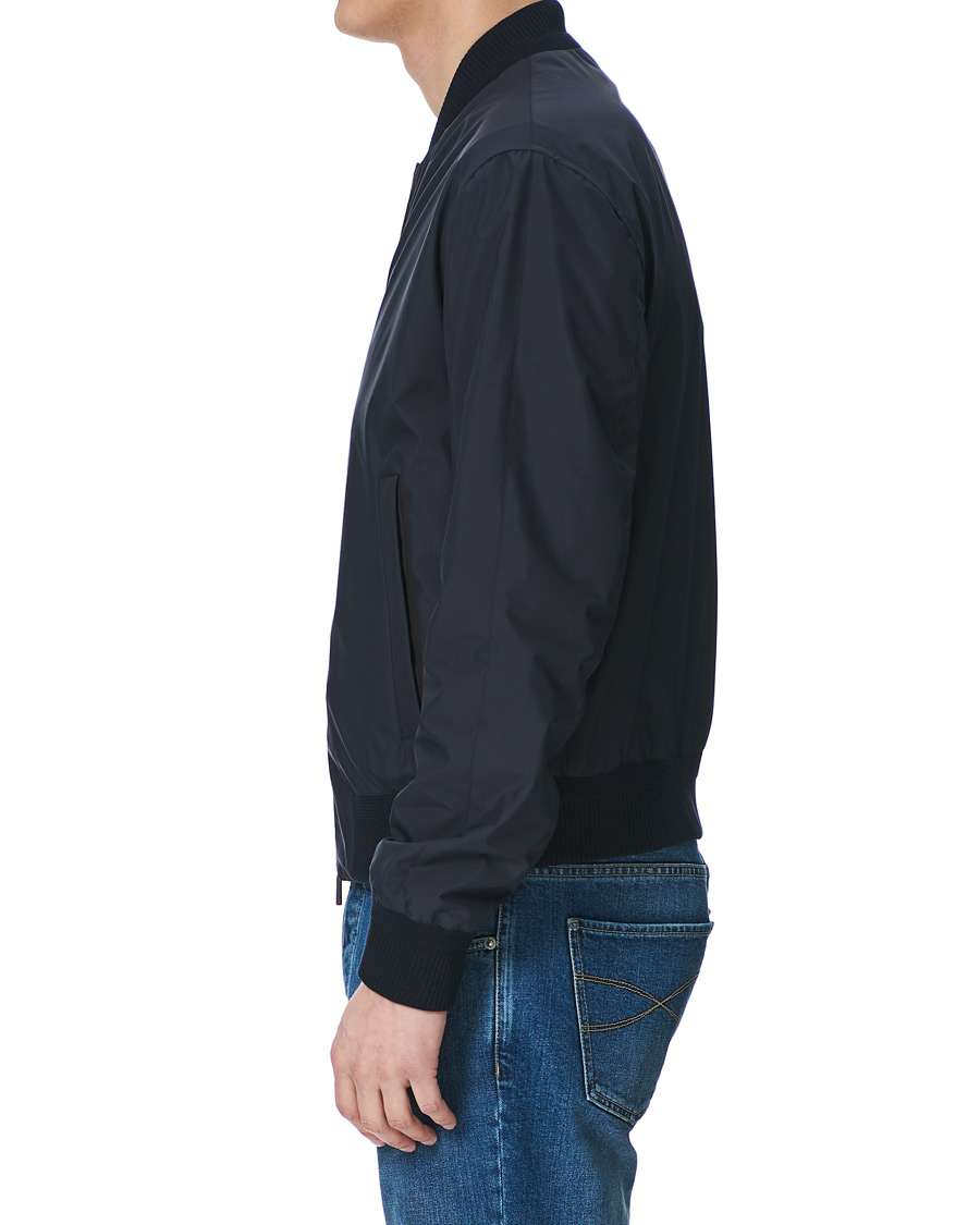 Herren | Jacken | Ermenegildo Zegna | Stratos Waterrepellent Bomber Jacket Navy