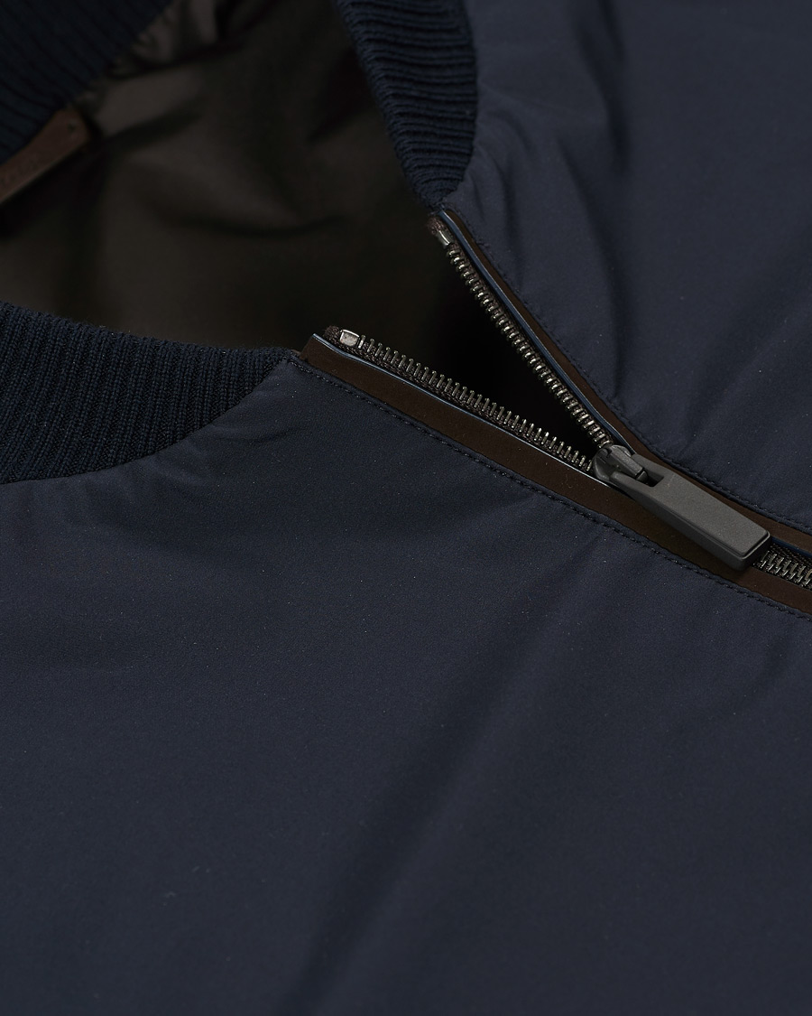 Herren | Jacken | Ermenegildo Zegna | Stratos Waterrepellent Bomber Jacket Navy