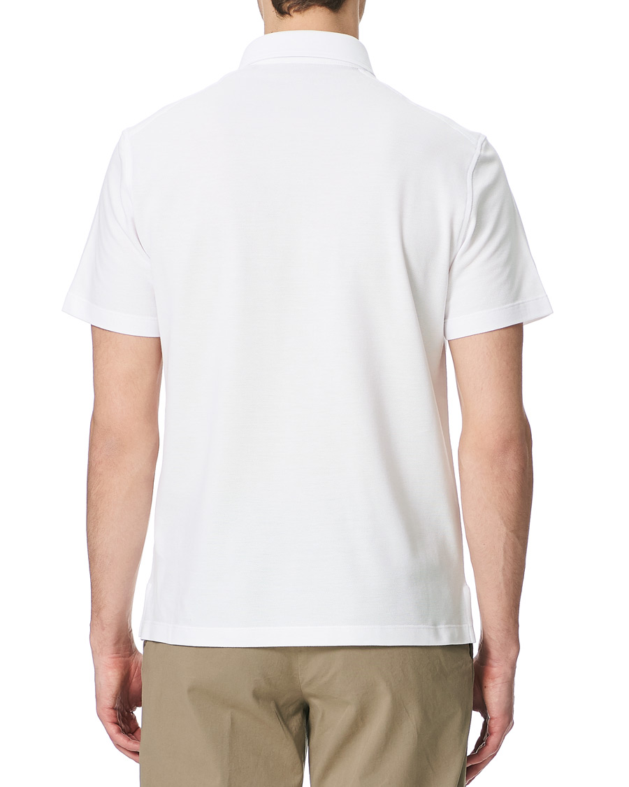 Herren | Poloshirts | Ermenegildo Zegna | Pocket Short Sleeve Polo White