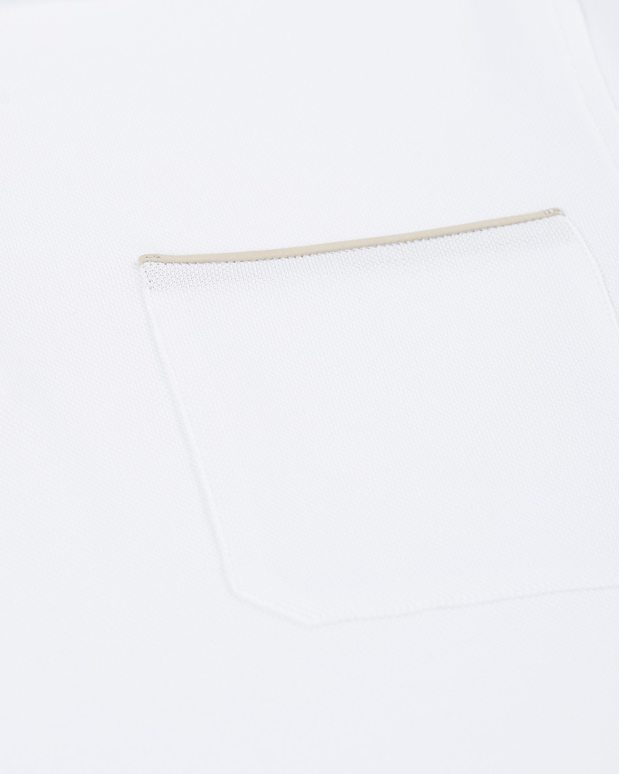 Herren | Poloshirts | Ermenegildo Zegna | Pocket Short Sleeve Polo White