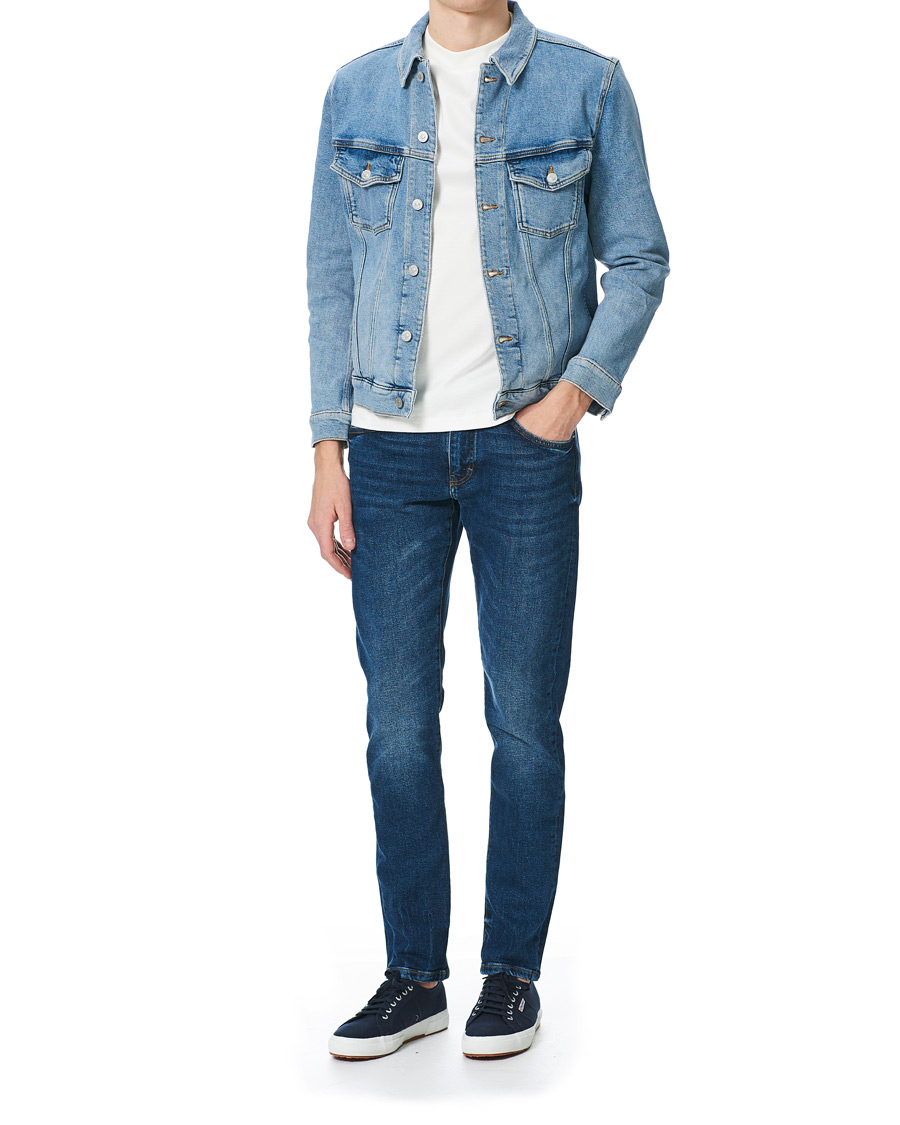Herren | Jeans | J.Lindeberg | Jac Strike Strech Jeans Mid Blue