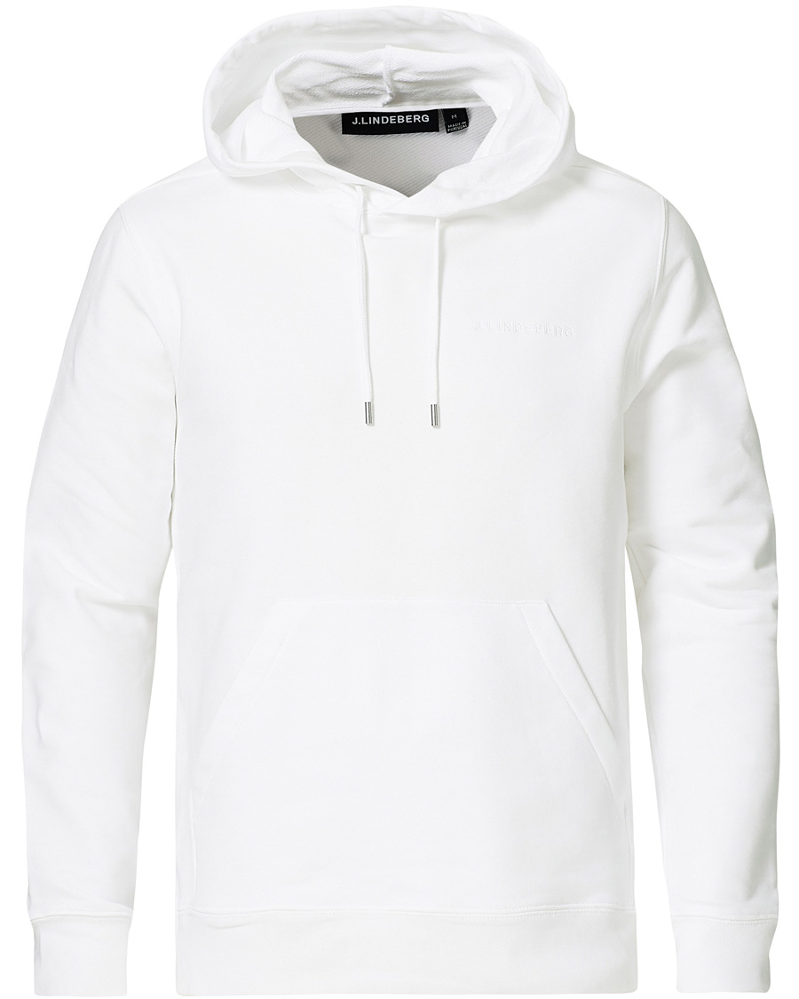 Herren | Pullover | J.Lindeberg | Throw Clean Hoodie White