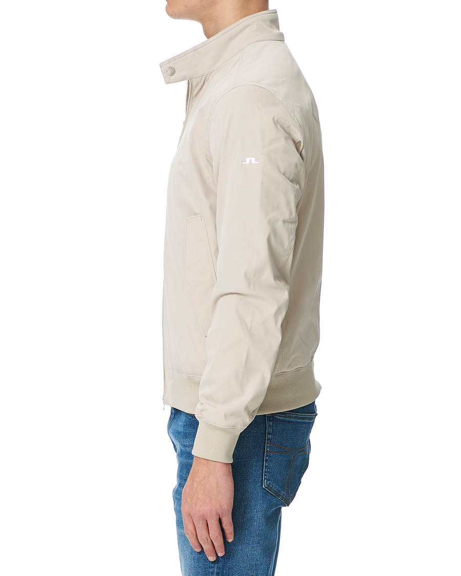 Herren | Jacken | J.Lindeberg | Derek Stretch Harrington Jacket Sand Grey