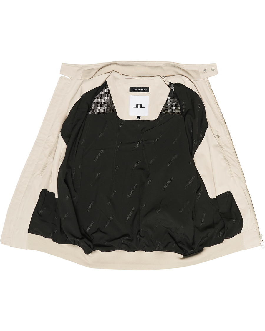 Herren | Jacken | J.Lindeberg | Derek Stretch Harrington Jacket Sand Grey