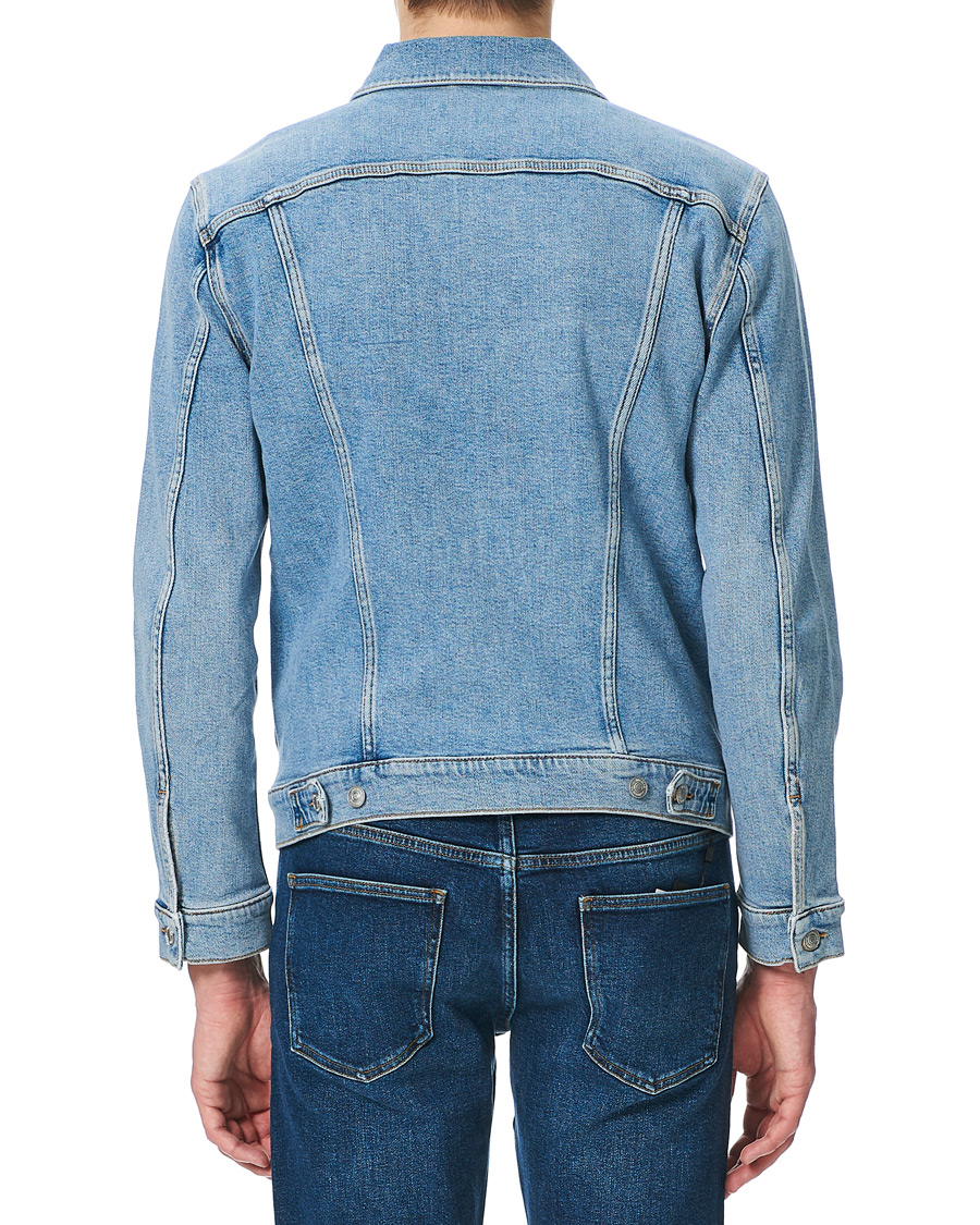 Herren | Jacken | J.Lindeberg | Ran Sky Wash Stretch Denim Jacket Light Blue