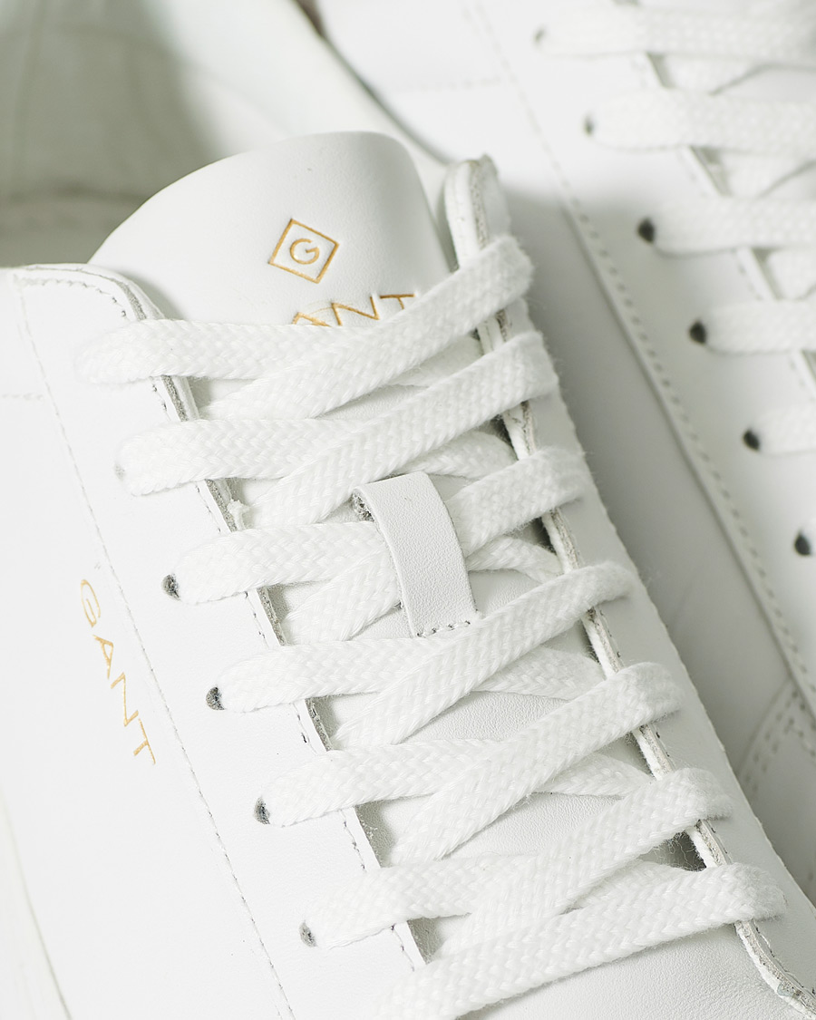 Herren | GANT Mc Julien Sneaker Bright White/Cognac | GANT | Mc Julien Sneaker Bright White/Cognac