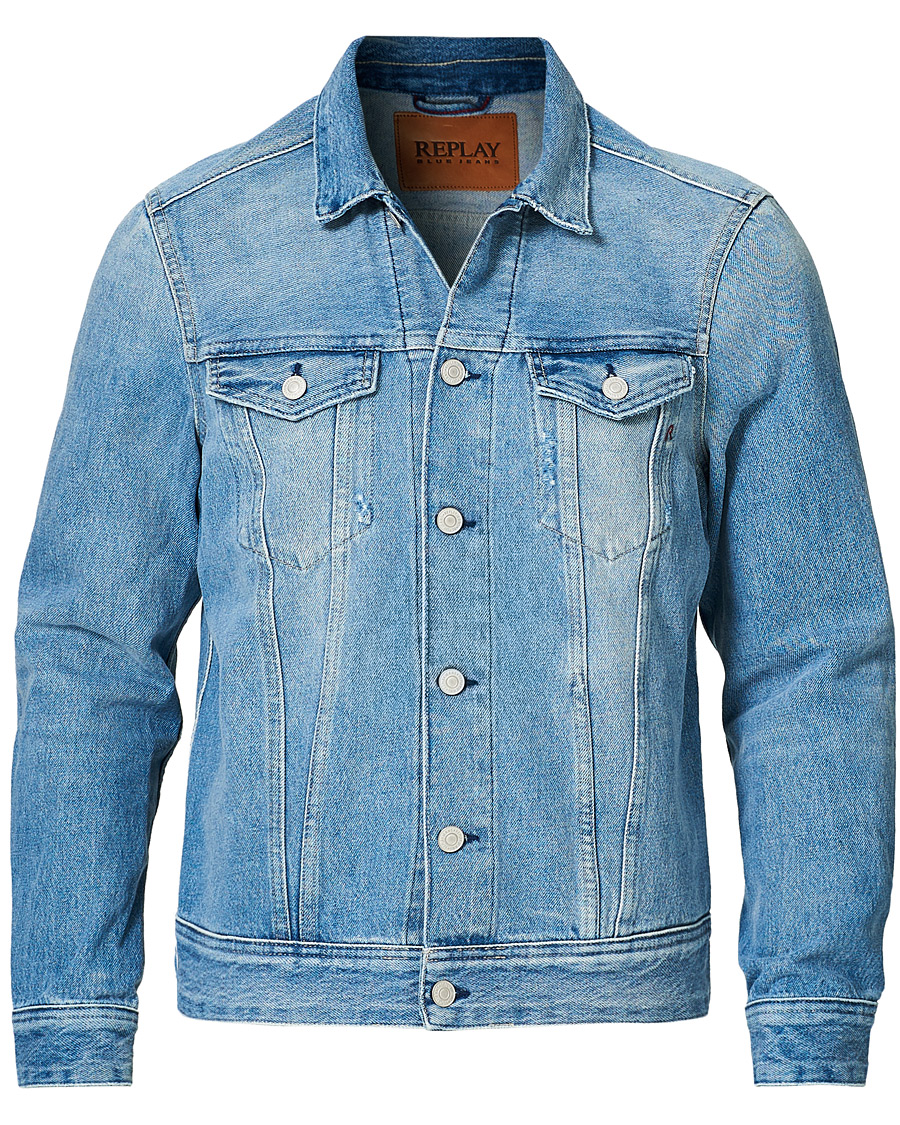 Replay Denim Jacket Light Blue bei CareOfCarl.de