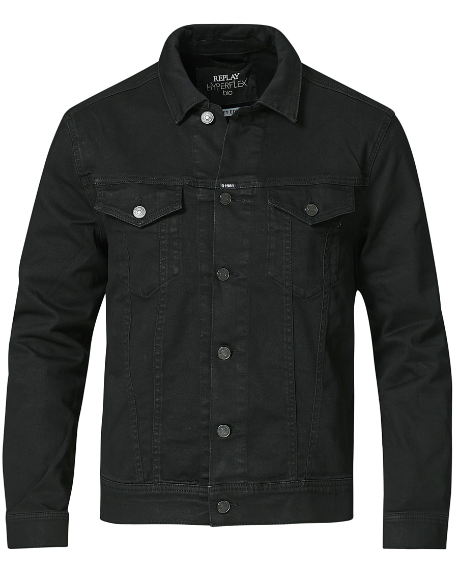 Herren | Jacken | Replay | Hyperflex Bio Denim Jacket Black
