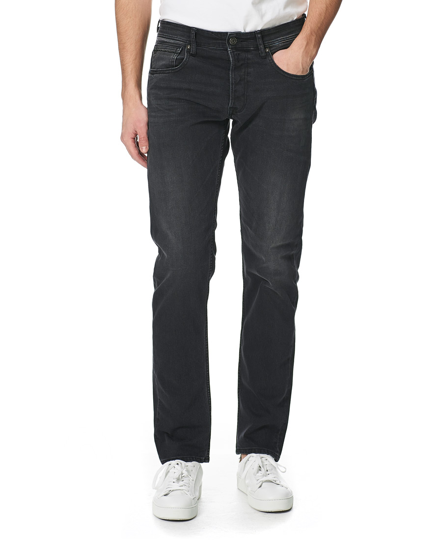 Herren | Jeans | Replay | Grover Super Stretch Bio Jeans Washed Black