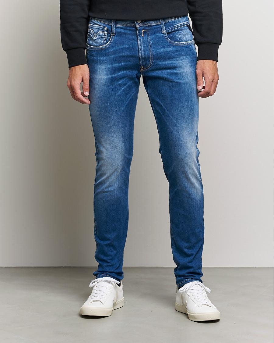 Herren | Jeans | Replay | Anbass Hyperflex X-Lite Jeans Medium Blue