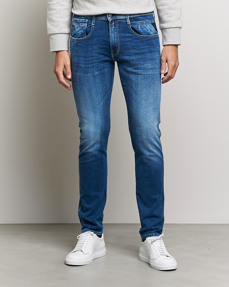 Herren | Hosen | Replay | Anbass Hyperflex Jeans Medium Blue