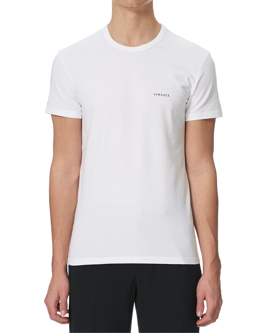 Herren | Kurzarm T-Shirt | Versace | Logo Tee White