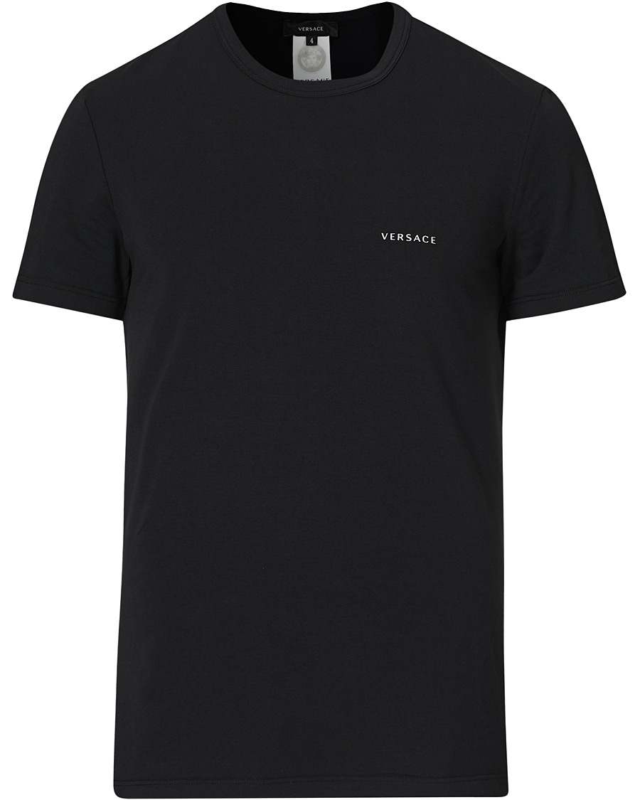 Herren | Kurzarm T-Shirt | Versace | Logo Tee Black