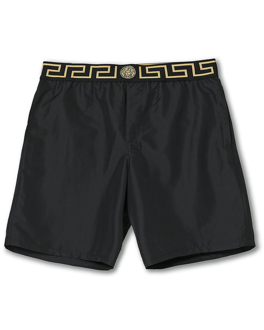Herren | Badehosen | Versace | Greca Border Swim Trunks Black