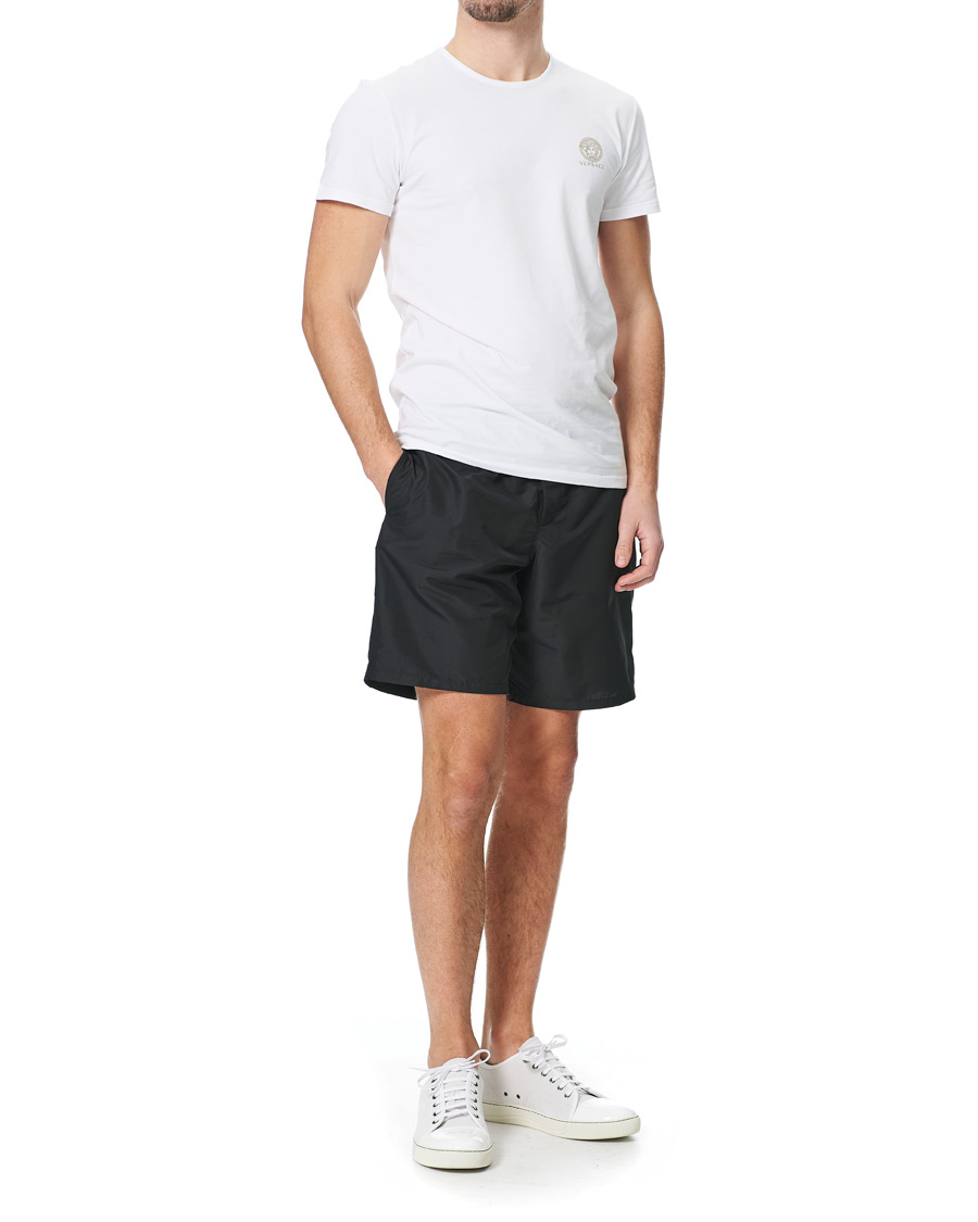 Herren | Badehosen | Versace | Greca Border Swim Trunks Black